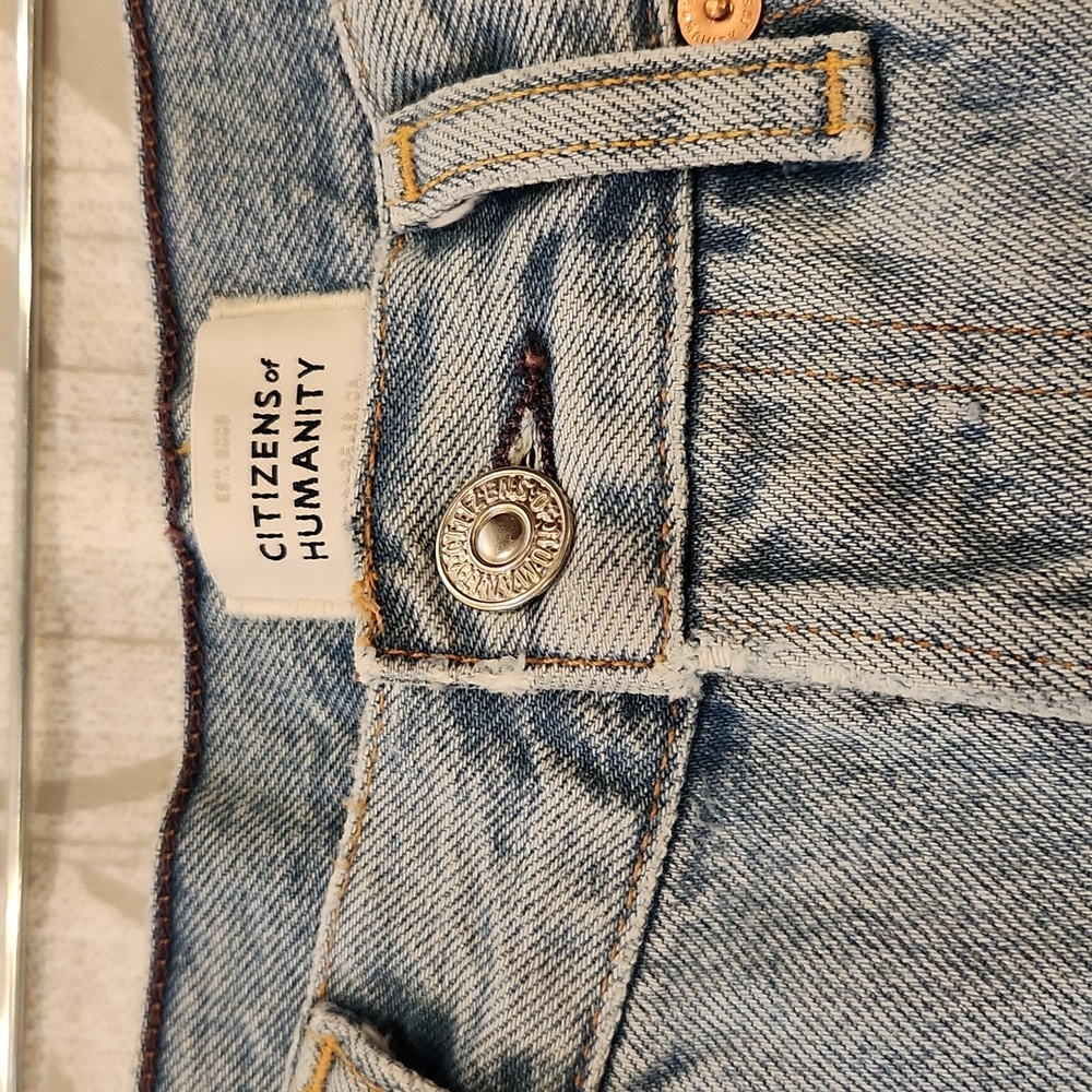 Citizens of Humanity Annabelle Long Vintage Relaxed Shorts in Melody size 28 - Picture 7 of 15